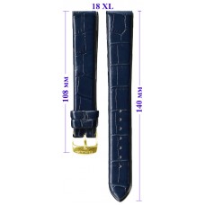 Ремень OMAX Premium  18 XL  (синий ,застёжка желтая)