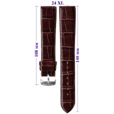 Ремень OMAX Premium  24 XL  (коричневый ,застёжка хром)
